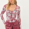 Vegan Leather Mini Skort Western Chic Split Front