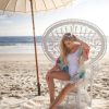 Tropical Fringe Kimono Cardigan Rayon Blend Beach Cover